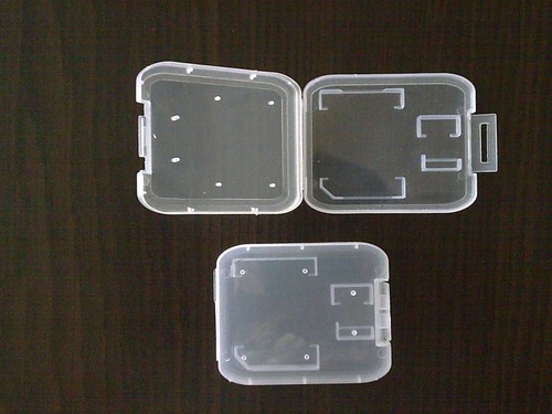 Clear card case - sd,